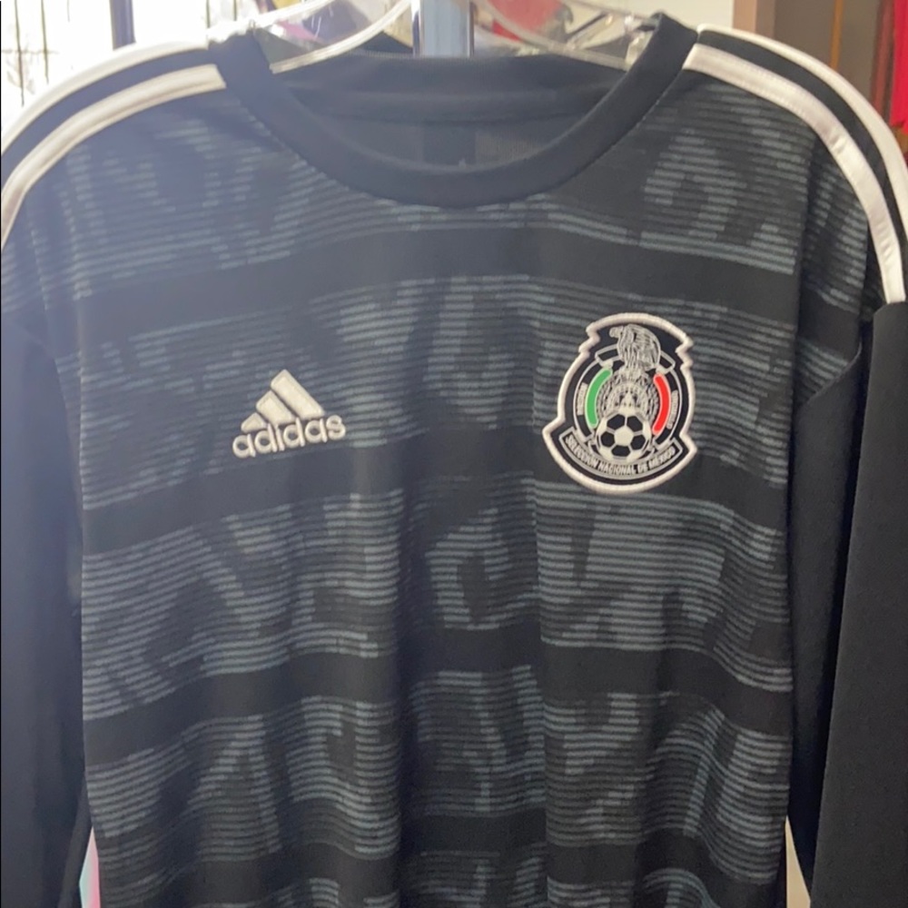 Mexico Soccer National Jersey Long Sleeve Adidas
